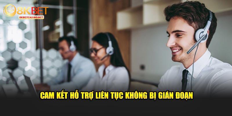 Cam kết hỗ trợ liên tục không bị gián đoạn