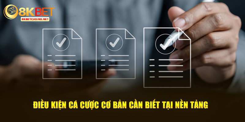 Điều kiện cá cược cơ bản cần biết tại nền tảng 