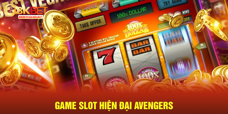 Game slot hiện đại Avengers